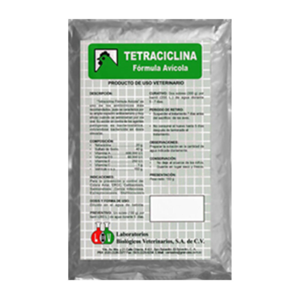 Formula Avicola Tetraciclina Agroservicio La Yunta